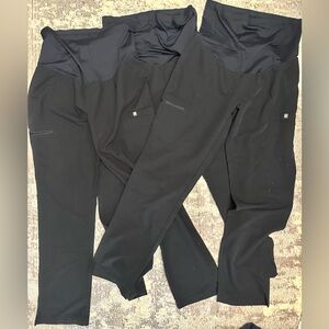 (3) Medium Maternity Figs Yola Scrub Pants